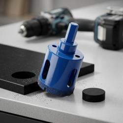 Granitemy Universal sink tap hole Diamond drill bit 35mm for Quartz and granite sinks 1208967240